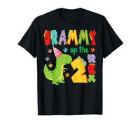 Grammy of The Two Rex 2Nd Birthday Boy Dinosaur T-Rex T-Shirt