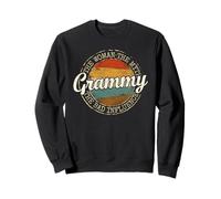 Grammy Woman Myth Bad Influence Vintage Stamp Mothers Day Sweatshirt