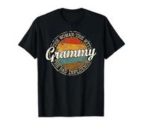 Grammy Woman Myth Bad Influence Vintage Stamp Mothers Day T-Shirt