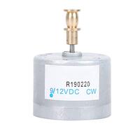 Gramophone Phonograph Replacement Motor High Performance Durable DC Hardware Motor for Record Players Silver Metal 32.3mm x 25mm