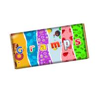Gramps Chocolate Bar Wrapper Novelty Present Gift For Grandad Grandfather On Birthday Xmas CH-9271 (without chocolate bar (wrapper only))