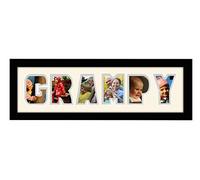 Grampy Photo Frame Word Photo frame 1251-CC (Black Finish Frame Cream Mount Grey Inside)