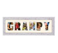 Grampy Photo Frame Word Photo frame 1251-CC (Shabby Chic Finish Frame Cream Mount Grey Inside)