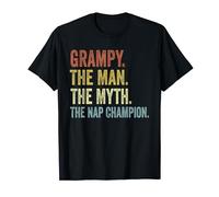 Grampy The Man The Myth The Nap Champion Father's Day Grampy T-Shirt