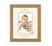 Gran and Grandad Photo Frame I Thank the Stars Portrait 1059F Double Mounted Quality Gift (Oak Finish Frame Cream Mount Beige Inside)