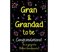 Gran and Grandad to be Baby Pregnancy Congratulations Card