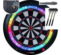 Gran Board 3s LED Dartboard (Blue) with special bracket & ChoukouTip100pics & DartsSet