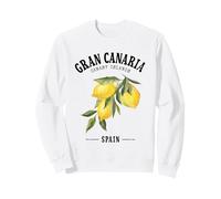 Gran Canaria Canary Islands Lemon Spanish Fruit Art Spain Sweatshirt