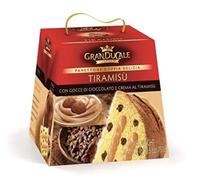 Gran DuCale Italia Panettone Doppia Delizia Tiramisu 750g Christmas Cake With Chocolate Chips Filled With Tiramisu Cream