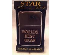 Gran Engraved Polished Chrome Lighter No 79 can be personalised engraved free of charge