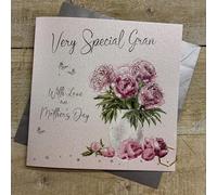 GRAN - FLOWERS MOTHER'S DAY CARD, HAND FINISHED (M26-27)