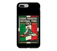 Gran Paradiso National Park Italy Flag Alpine Mountain Vinta Case for iPhone 7 Plus/8 Plus