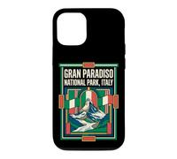 Gran Paradiso National Park Italy Flag Alpine Peak Vintage A Case for iPhone 12/12 Pro