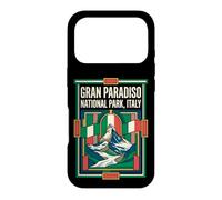 Gran Paradiso National Park Italy Flag Alpine Peak Vintage A Case for iPhone 17 Pro