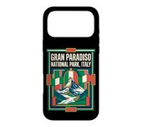Gran Paradiso National Park Italy Flag Alpine Peak Vintage A Case for iPhone 17 Pro Max