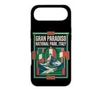 Gran Paradiso National Park Italy Flag Alpine Peak Vintage A Case for iPhone Air