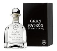 Gran PATRÓN Platinum Ultra-Premium Tequila, 40% ABV, 70cl / 700ml, Made from the Finest 100% Weber Blue Agave, Handcrafted in Small Batches in Mexico