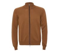 Gran Sasso Mens Merino Wool Zip Through Cardigan, Camel Jumper CAMEL L