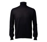 Gran Sasso turtleneck wool sweater - Black 48-50-52-54-56-58