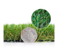 Granada 35mm Outdoor Artificial Grass, Value For Money,fake Grass For Patio Garden-8M(26'3") X 4M(13'1")-32M²