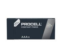 Duracell Battery Alkaline, Micro, AAA, LR03, 1.5 V Procell Constant, Retail Box (10 Pack), Multicoloured, 5000394149199
