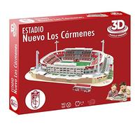 Granada CF - Collectable 3D Puzzle New Stadium Los Cármenes - Paper - Red and White - 31,5 x 23 x 4 cm