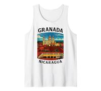 Granada Nicaragua Colonial Cathedral Travel 505 Leon Torogoz Tank Top