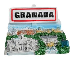 Granada Spain Refrigerator Magnet Travel Souvenir Fridge Decoration 3D Craft Collection