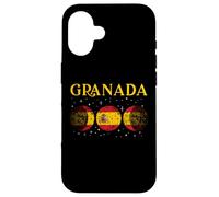 Granada Spanish Flag Vacation Spain Souvenir Case for iPhone 16