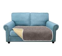 Granbest Non-Slip Sofa Seat Covers 2 Seater Thick Chair Cover Protectors from Pets Universal for All Seasons (2 Seater, Khaki)