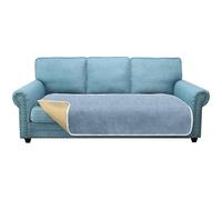 Granbest Non-Slip Sofa Seat Covers 3 Seater Thick Chair Cover Protectors from Pets Universal for All Seasons (3 Seater, Azure Blue)