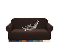 Granbest Premium Sofa Cover Water Resistant High Stretch Fabric Couch Cover Super Soft Fabric Sofa Chocolate Brown
