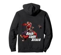 Granblue Fantasy Versus: Rising Dash Light Attack Wilnas Pullover Hoodie, Adult Unisex, Black, Large