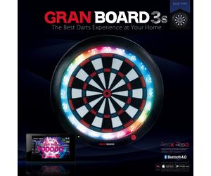 Granboard 3S Professional Soft Tip Dartboard Softip Dart Board Electronic Blue