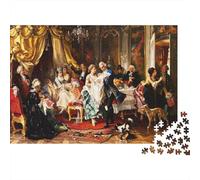 Grand Ball 1000 Piece Jigsaw Puzzle Recyclable Paper Classical Art Puzzle for Adults Fun Present & Activity for Home Great Gift Idea for Men 38x26cm/1000pcs
