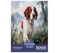 Grand Basset Griffon Vendéen Tour 1000 Piece Jigsaw Puzzles Educational Games-Colourful Decoration Puzzle Cute Pets Fun for Adults And Kids Age 12 Years Up for Relaxing Decor And Gift 38x26cm/1000pcs