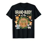 Grand-Buddy of the Wild One Safari First Birthday T-Shirt