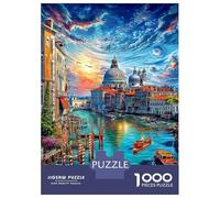 Grand Canal_ Venice 1000 Piece Jigsaw Puzzle for Adults And Kids-Challenging Puzzle Game,Home Decoration & Family Fun 70x50cm/1000pcs