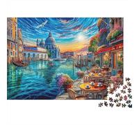 Grand Canal_ Venice 1000 Piece Jigsaw Puzzle for Adults And Kids-Challenging Puzzle Game,Home Decoration & Family Fun 52x38cm/1000pcs