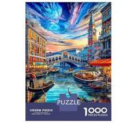 Grand Canal_ Venice Puzzle 1000 Piece Impossible Puzzle for Adults, Family Activity & Challenging Toy 52x38cm/1000pcs