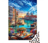 Grand Canal_ Venice Puzzle 1000 Pieces, Whimsical Challenge Toy Jigsaw Puzzles for Adults And Kids Age 14 Years Up 70x50cm/1000pcs