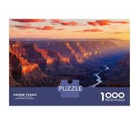 Grand Canyon 1000 Pc Sturdy Cardboard Scenic Spots Puzzle Family Game Night Stress Relief Office Break Gift for Enthusiasts 70x50cm/1000pcs