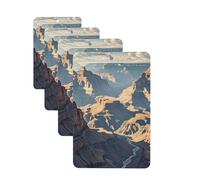 Grand Canyon Arizona Car Air Freshener Cards for Women Men 4 Pack Cute Car Accessories Long Lasting Scent Car Diffuser Hanging Auto Aromatherapy Tablets Car Fresheners Gifts