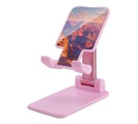 Grand Canyon at Sunset Foldable Mobile Phone Holder Stand for Desk Pink-style