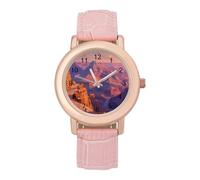 Grand Canyon at Sunset Watches for Women Fashion Adjustable Wrist Watch Work Workout