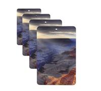 Grand Canyon Car Air Freshener Cards for Women Men 4 Pack Cute Car Accessories Long Lasting Scent Car Diffuser Hanging Auto Aromatherapy Tablets Car Fresheners Gifts