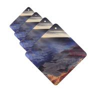 Grand Canyon Car Air Freshener Cards for Women Men 4 Pack Cute Car Accessories Long Lasting Scent Car Diffuser Hanging Auto Aromatherapy Tablets Car Fresheners Gifts