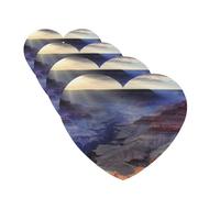 Grand Canyon Car Air Freshener Cards Set of 4 Pieces Long Lasting Hanging Scented Cards for Bedroom Wardrobe Car Aromatherapy Tablets for Men Women Rearview Mirror Pendant