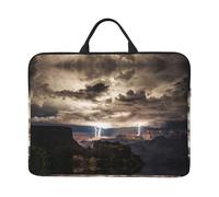 Grand Canyon Dark Cloud 14 Inch Printed Laptop Sleeve, 600d Oxford-Cloth Shockproof Laptop Case With Thickened Pearl Cotton,Waterproof Portable Laptop Handbag Cover