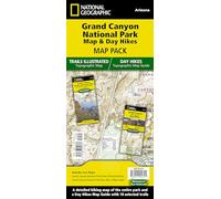 Grand Canyon Day Hikes and National Park Map (National Geographic Trails Illustrated Map)